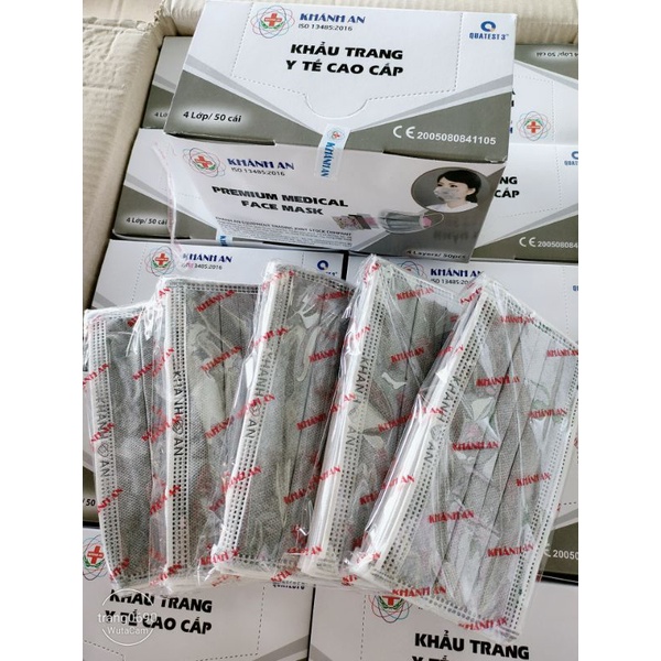 Hộp 50 Cái Khẩu Trang Khánh An Người Lớn