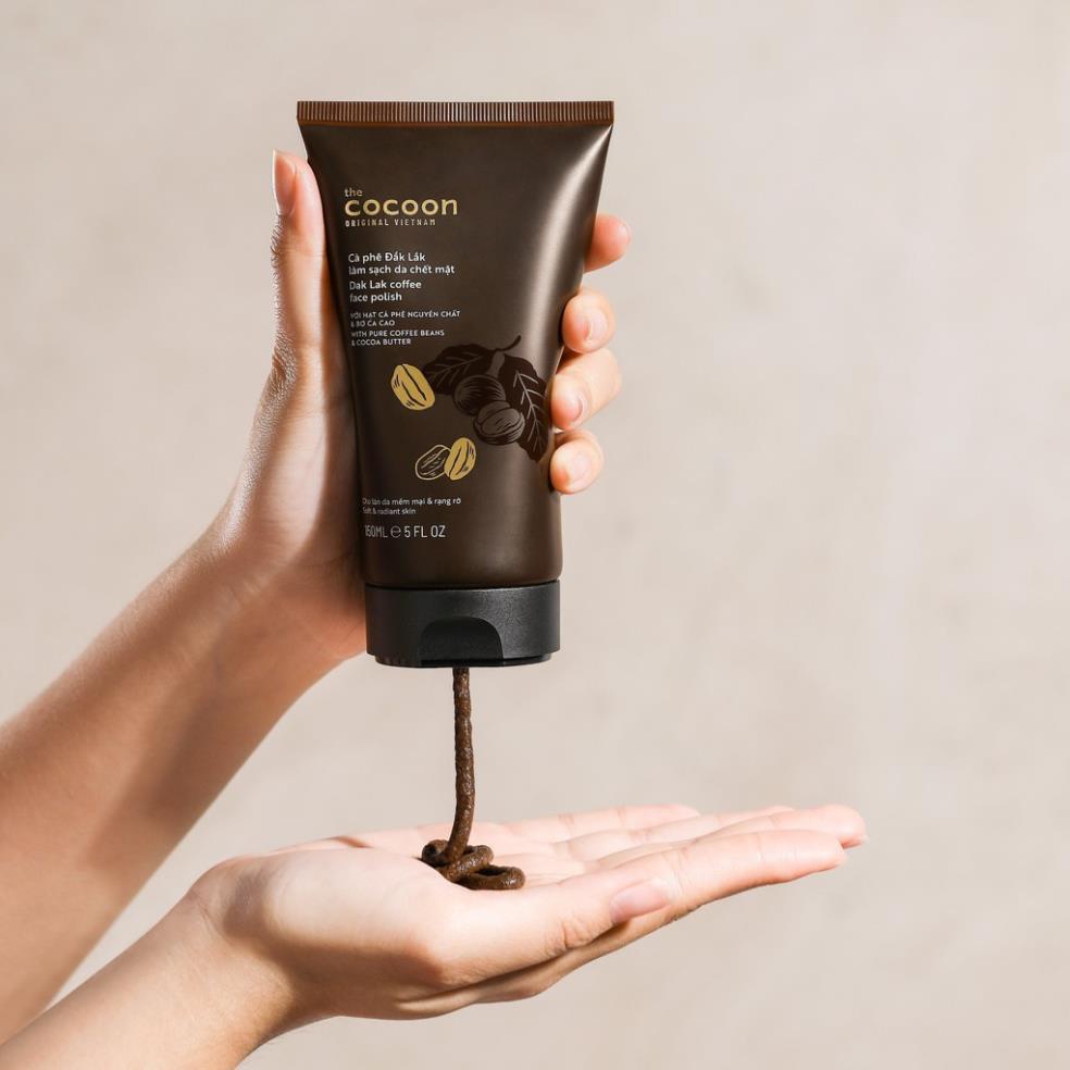 [CHÍNH HÃNG] Tẩy da chết mặt cà phê Đắk Lắk Cocoon cho làn da mềm mại & rạng rỡ 150ml | BigBuy360 - bigbuy360.vn