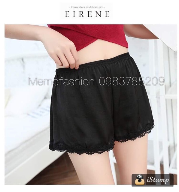 Quần đùi ren satin [có kèm video ảnh thật] | BigBuy360 - bigbuy360.vn