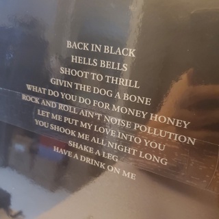 AC/DC - BACK IN BLACK vinyl đĩa than ACDC