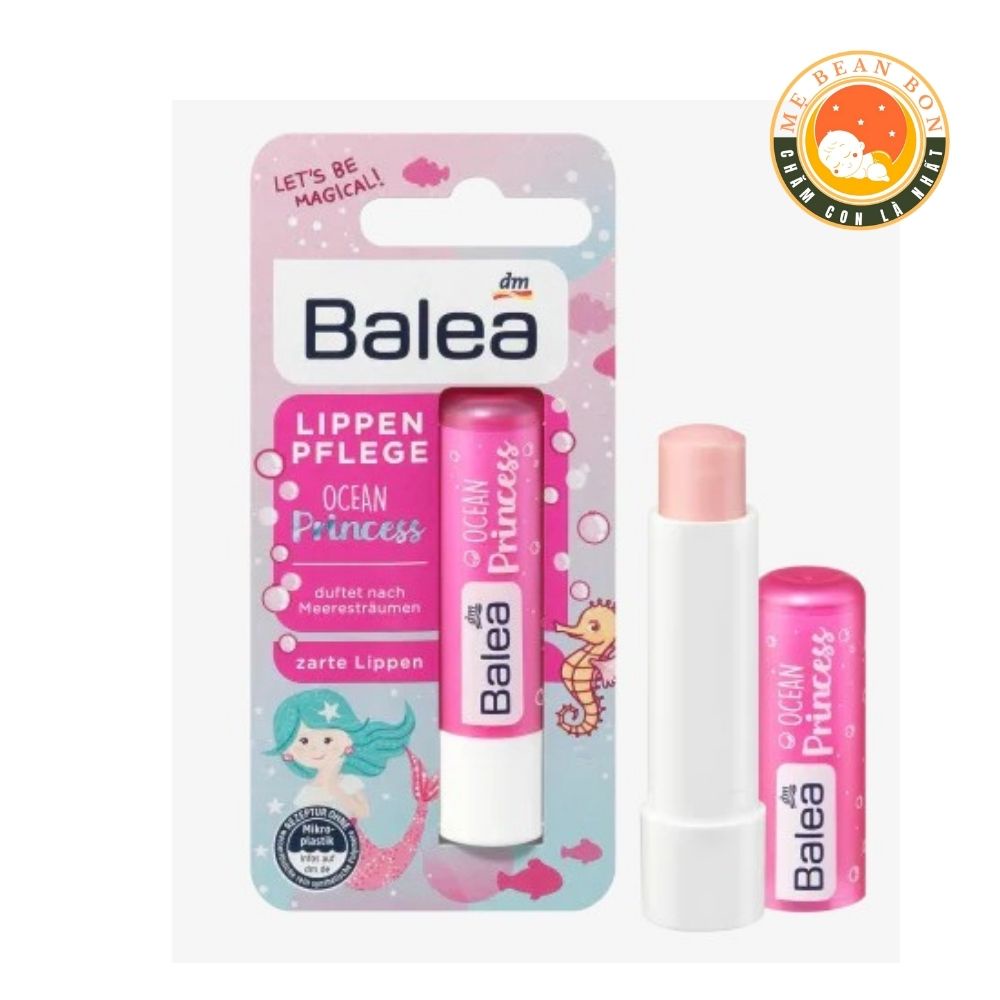 Son dưỡng môi Balea Ocean Princess 4.8g của Đức phù hợp cho bé - MẸ BEAN BON