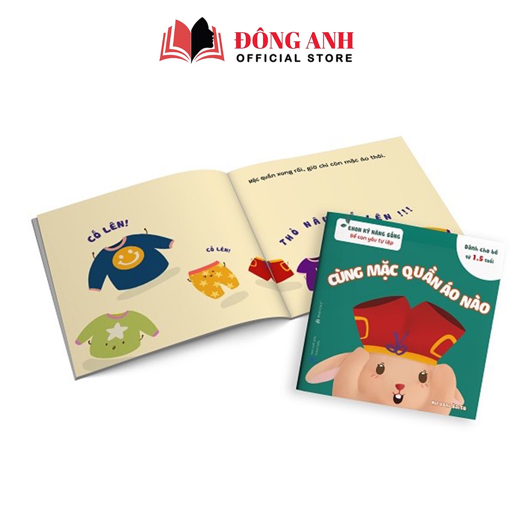Sách - Combo 4 cuốn Ehon Kỹ Năng Sống - Để Con Tự Lập dành cho bé từ 1.5 tuổi
