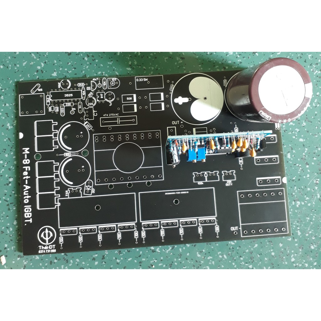 PCB - BOARD IGBT AUTO 10 MOSFET - MẠCH KÍCH IGBT 10 FET