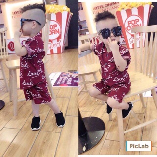 Sét bộ lanh bé trai