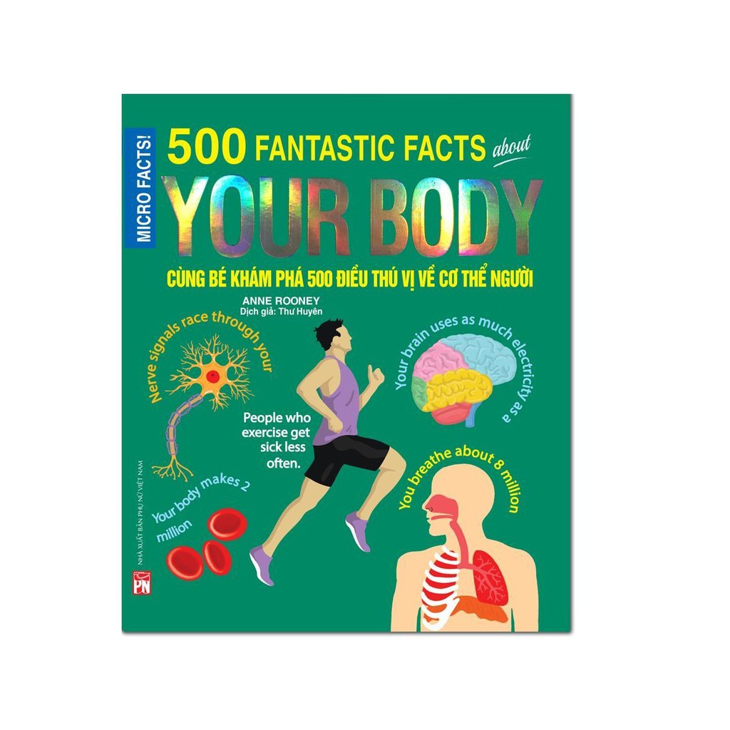 Sách - Micro Facts ! Cùng Bé Khám Phá 500 Điều Thú Vị Về Cơ thể con người