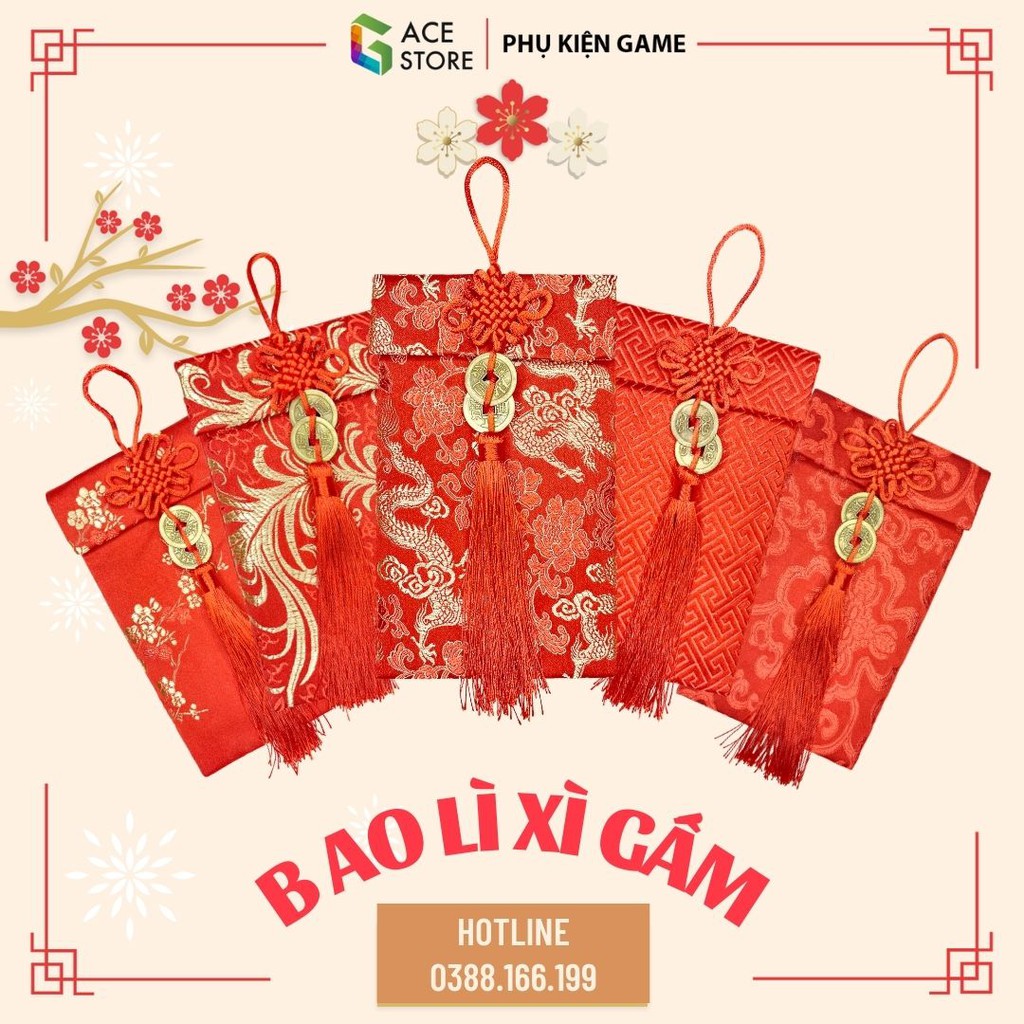 Bao Lì Xì Gấm - Hoạ Tiết Thổ Cẩm