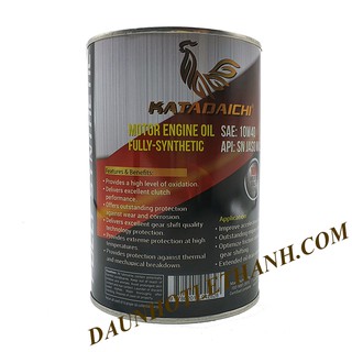 Nhớt Tổng Hợp toàn phần KATADAICHI 10W40 1000ml JASO MA2, API SN - DÀNH CHO XE SỐ - XE GA - XE CÔN TAY - NHỚT NHẬP KHẨU