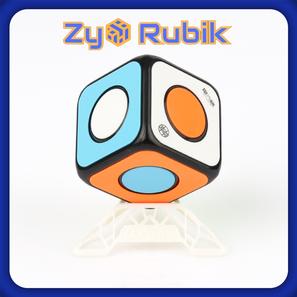 Rubik Biến Thể 1x1 Combo QiYi O2 spiner + Đế QiYi DNA Full Màu - ZyO Rubik