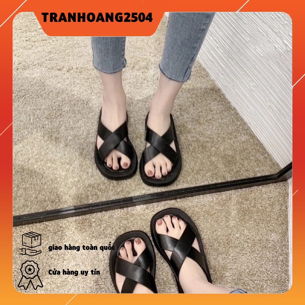 Dép Nữ Đế Bệt Quai Ngang Thoải Mái Thời Trang