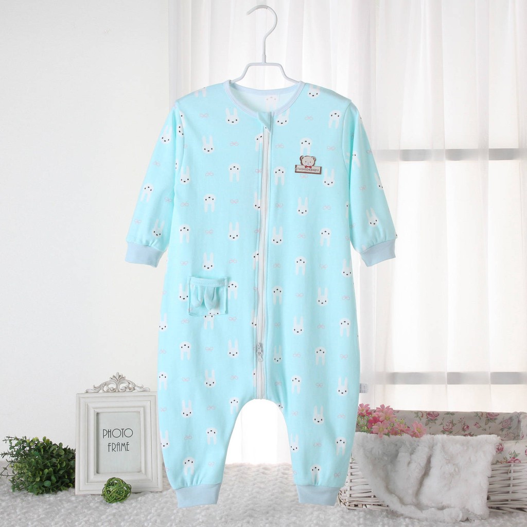 Túi Ngủ Vải Cotton Giữ Ấm Cho Bé Trong Phòng Máy Điều Hòa