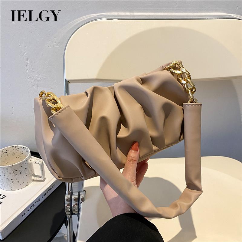 Túi Xách Đeo Vai Một Bên Vai Hình Vuông Cỡ Nhỏ Phối Dây Xích Phong Cách Phương Tây Cổ Điển Dành Cho Bạn Nữ