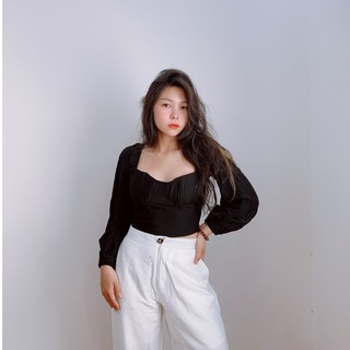 Áo crop cúp cột nơ hở lưng - MSA998 - 2 màu
