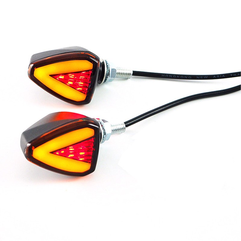 Bộ 2 đèn led xi nhan lắp cho Honda MSX, VARIO, Exciter và lắp được cho nhiều loại moto, xe máy LS28 (Sáng vàng)
