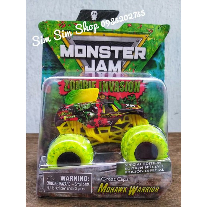 Đồ chơi xe địa hình Monster Jam nhiều mẫu