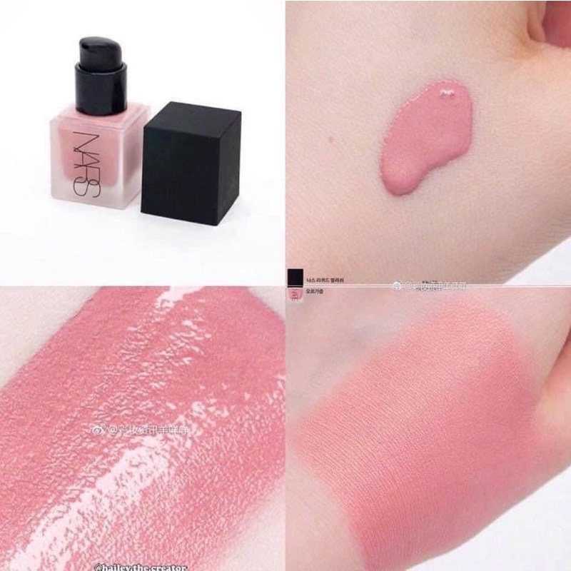 Má Hồng Kem Nars Liquid Blush - Orgasm