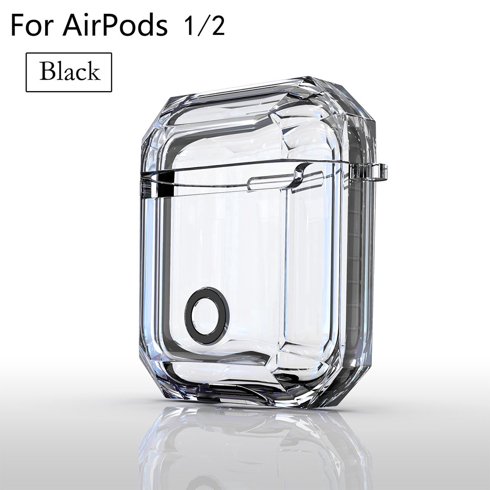 Vỏ nhựa trong suốt bảo vệ hộp sạc tai nghe AirPods | BigBuy360 - bigbuy360.vn