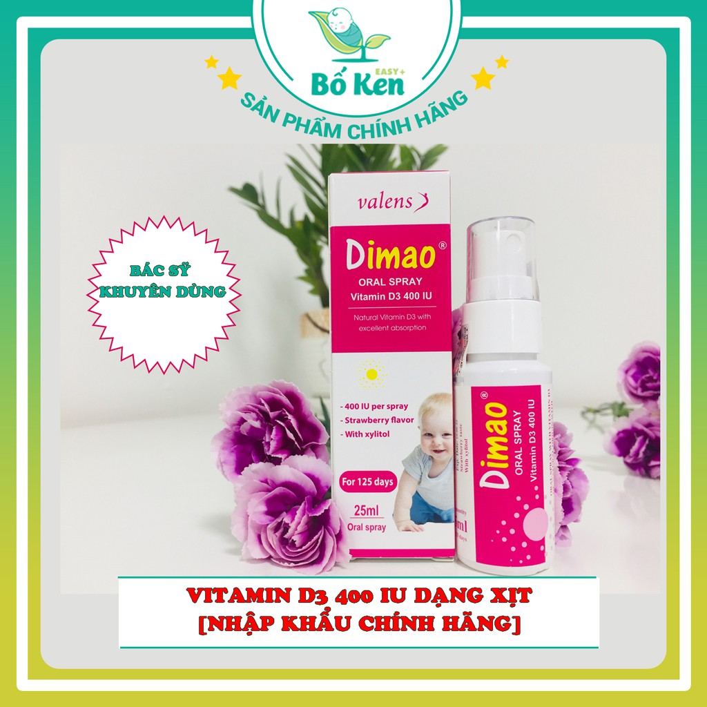 Shop Bố Ken DIMAO VITAMIN D3 400 IU Dạng Xịt Nhập Khẩu Châu Âu Chính Hãng