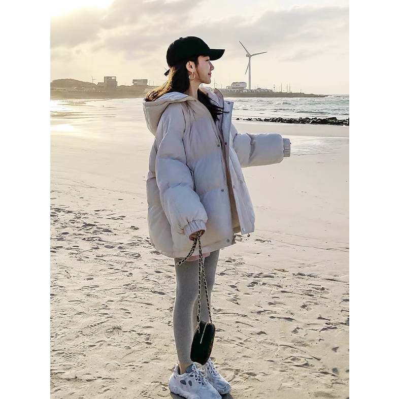 Áo khoác phao béo có mũ siêu ấm phong cách hàn quốc P605 Lizhouse
