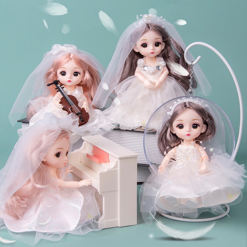 15 cm búp bê barbie cô gái đồ chơi công chúa búp bê 13 khớp cô gái có thể di chuyển chơi nhà đồ chơi búp bê tinh tế cô gái món quà sinh nhật