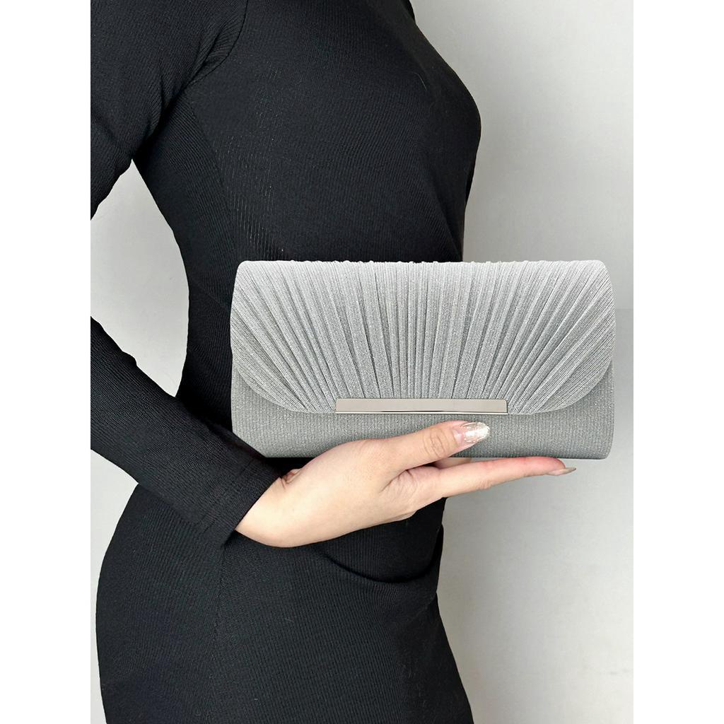 Clutch cầm tay nữ, Ví, clutch dự tiệc nữ kèm dây đeo chéo sang chảnh VDT31
