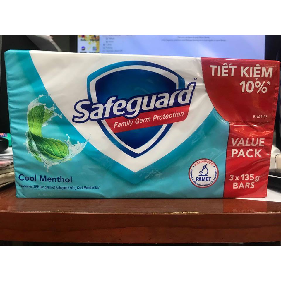 Block 3 Cục Xà bông  Safeguard hương Hoa hộp 135g | BigBuy360 - bigbuy360.vn