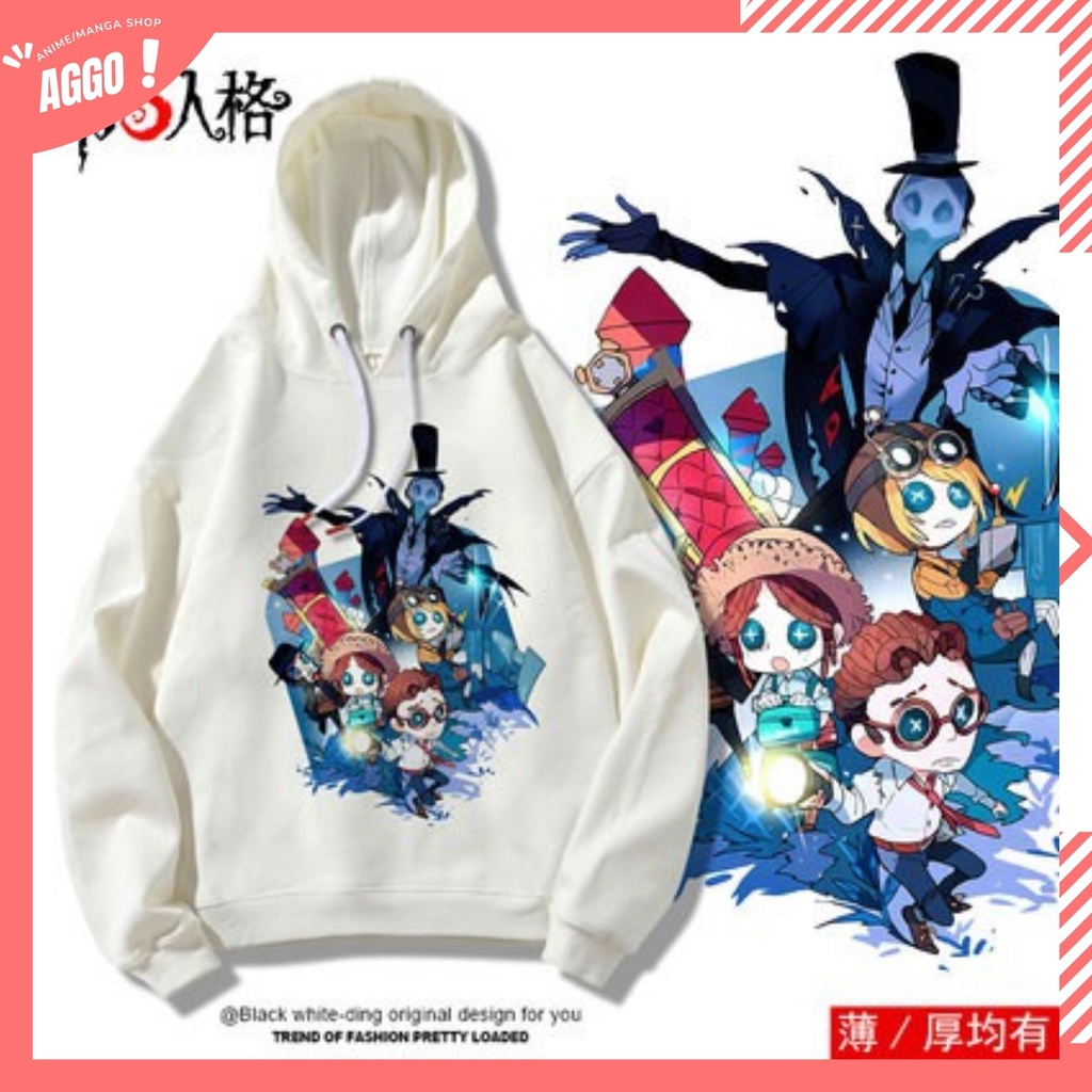 Áo Hoodie Nỉ Dài Tay Identity V Nam Nữ Đủ Size Mới Nhất