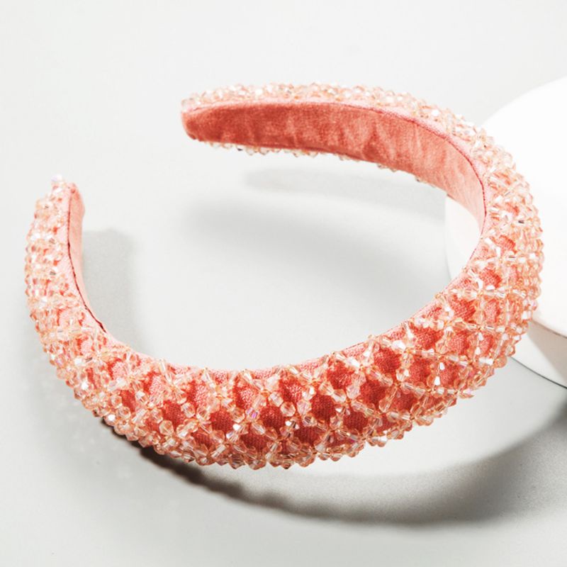 Băng Đô Cài Tóc Đính Hạt Pha Lê Nhân Tạo Dành Cho Nữ