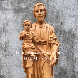 Tượng Thánh Giuse bế Chúa 40cm