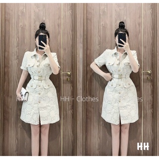Váy gu chì đai eo sang xịn mịn
