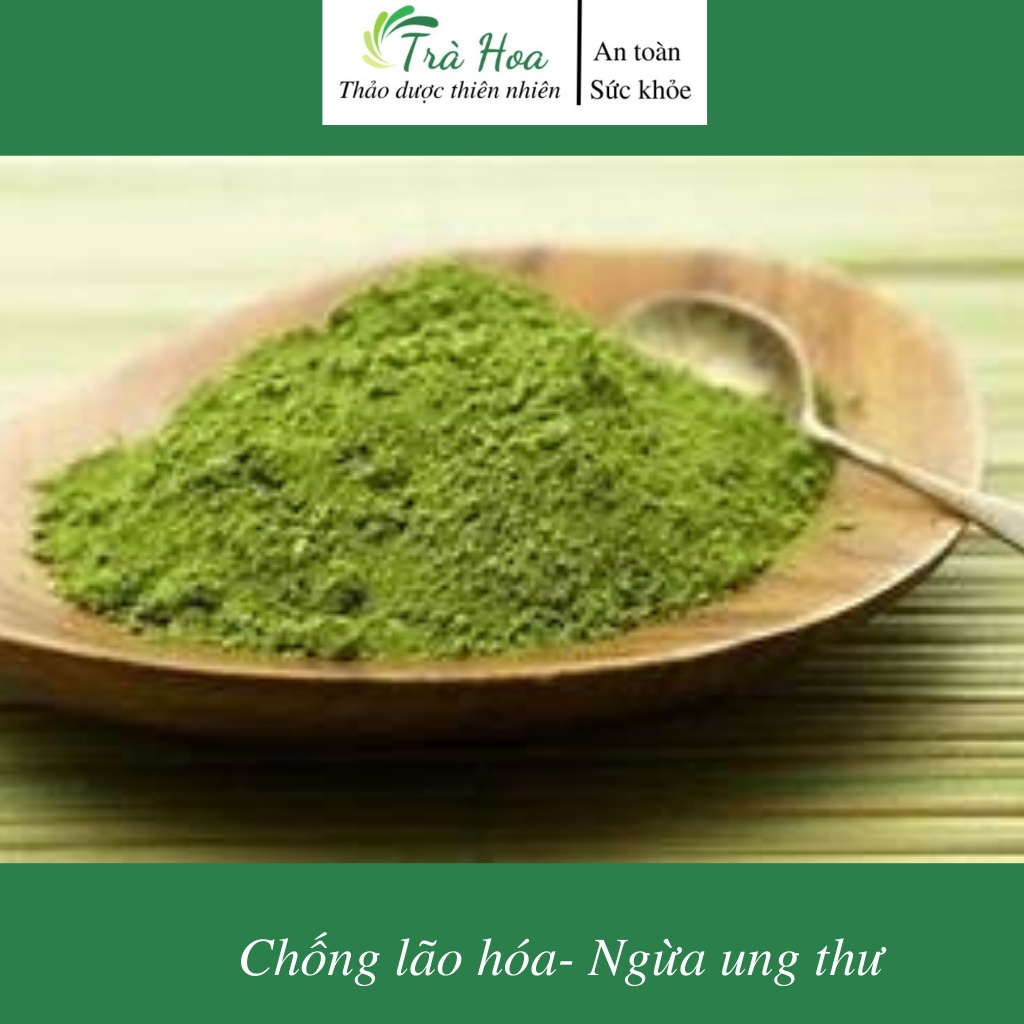 Bột rau má, bột rau má nguyên chất giảm mỡ, đẹp da Trà Hoa Cô Ba