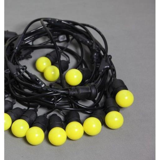 Dây đèn led búp chanh 3 mét 6 bóng 3w trang trí shop, nhà cửa sân vườn