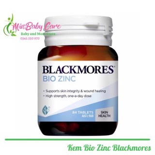 [ Chính Hãng ] Kẽm Bio Zinc Blackmore - Hỗ trợ điều trị mụn 84 viên