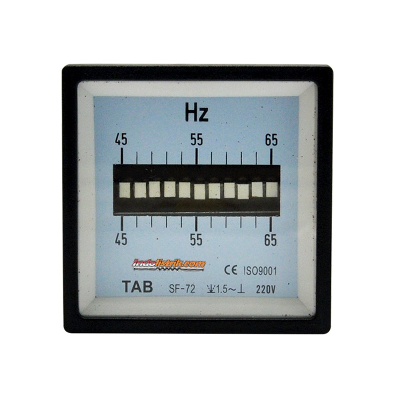 Máy đo tần số HZ 45-65 HZ rung 72x72 Analog