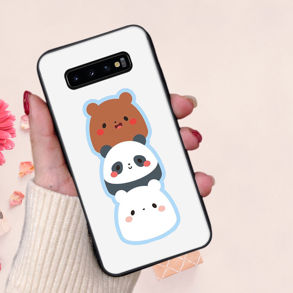 Ốp lưng Samsung S9/ S9 PLUS/ S10/ S10 PLUS/  A01/ A11-   ỐP LƯNG THỎ - GẤU- DORAEMON-  GẤU TRẮNG siêu đáng yêu