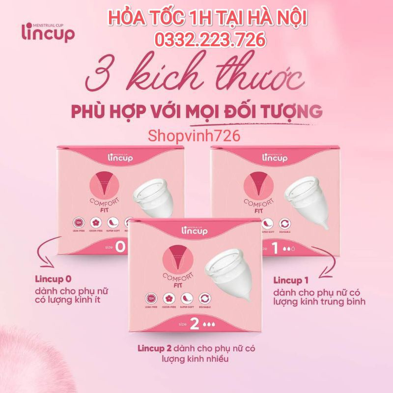 [Chính hãng] Cốc nguyệt san LINCUP Nhập khẩu từ Mỹ