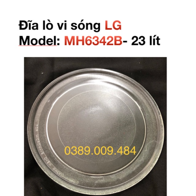 Đĩa quay lò vi sóng (viba) LG MH6342B- 23 lít chính hãng
