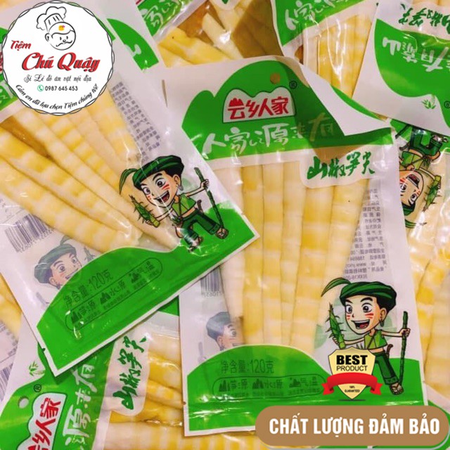 MĂNG TRÚC MUỐI CAY - Măng Cay Yuyu Đặc Sản Tứ Xuyên - Đồ ăn vặt nội địa [Tiệm Chú Quậy]