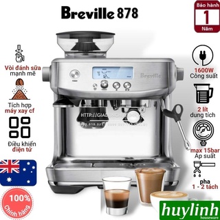 Mua  Mã ELHAMS5 giảm 6% đơn 300K  Máy pha cà phê Breville 878 Barista Pro - Breville 870 - Tặng bộ quà Barista