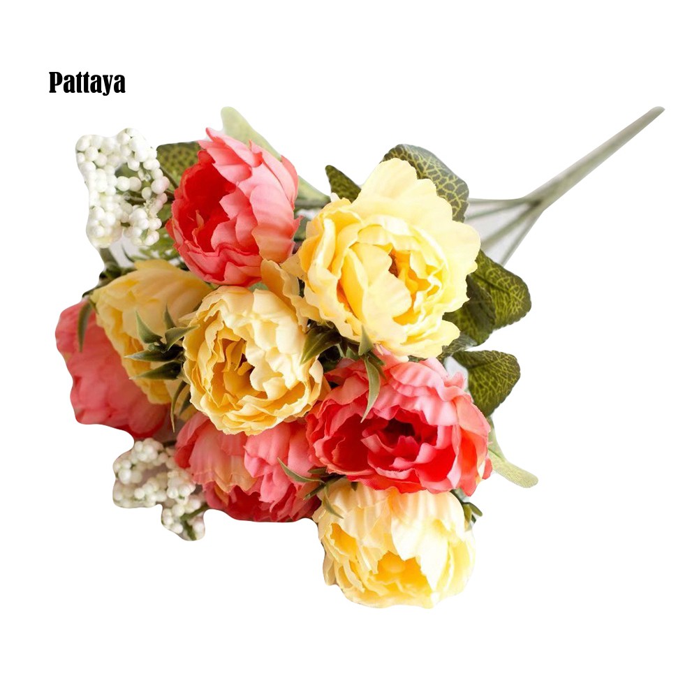 1 Bông Hoa Mẫu Đơn Nhân Tạo Cho Trang Trí