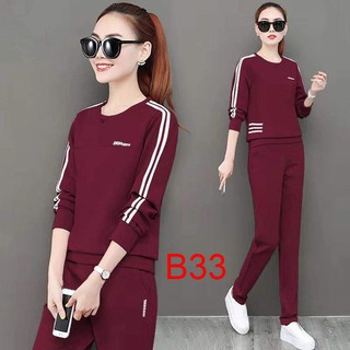 Đồ Bộ Thu Đông Nữ Thể Thao Thời Trang Dạo Phố Mặc Nhà Cao Cấp B33_B34