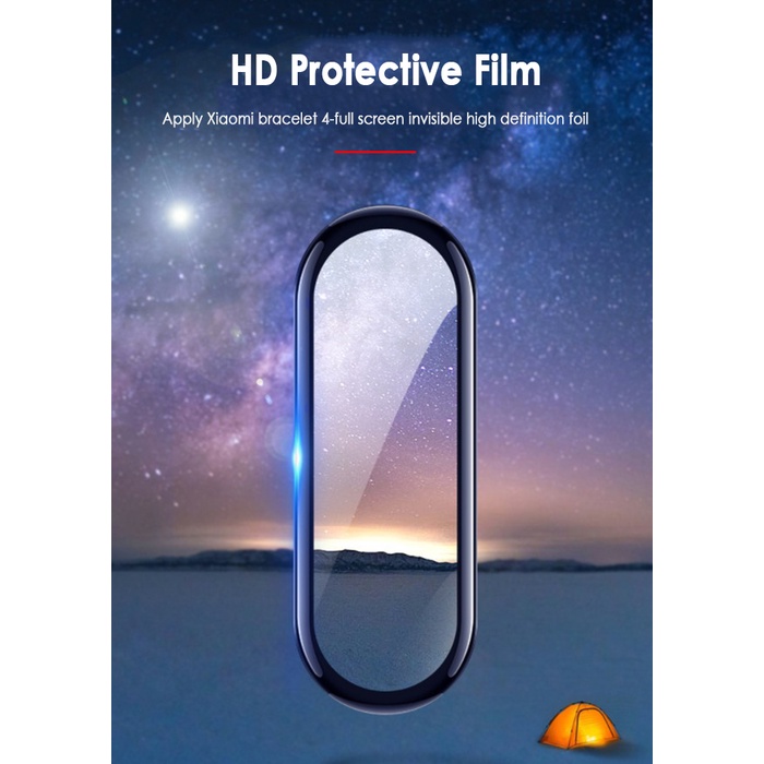 Kính Cường Lực 9D Bảo Vệ Màn Hình Đồng Hồ Thông Minh Xiaomi mi band 6 5 4 3 mi band5 3 mi band 4 5 6