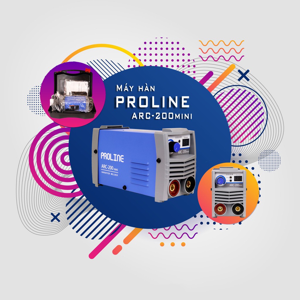 Máy hàn que mini ARC 200 Proline.