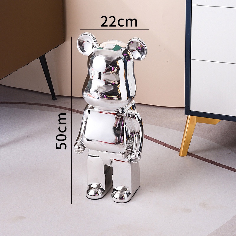 Tượng Gấu – Bearbrick05, tượng trang trí, trang trí để bàn, quà tặng decor