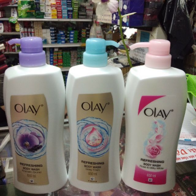 Sữa tắm olay vòi