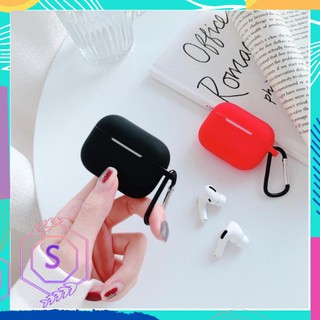 Case airpod Pro silicon dùng cho Airpods 3 màu trơn, bảo vệ tai nghe| Vỏ bảo vệ airpods Pro silicon cute, nhiều màu xinh