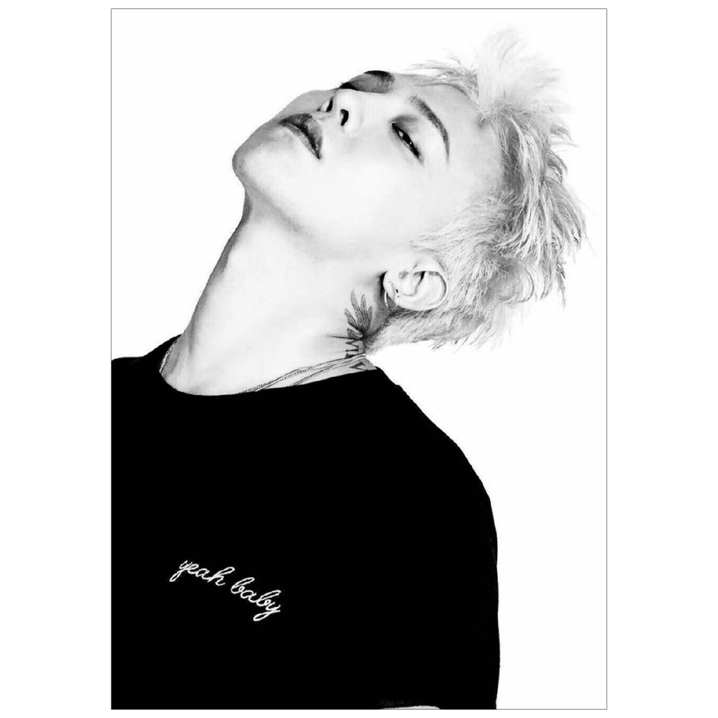 Poster in hình ca sĩ G-dragon trang trí nhà cửa