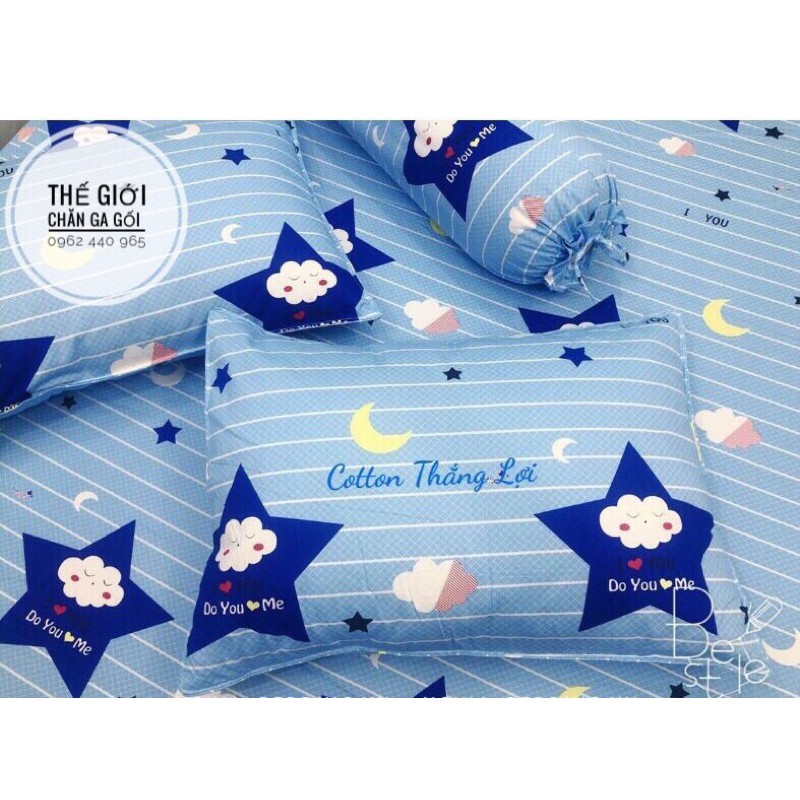 VỎ GỐI NẰM COTTON 100% THẮNG LỢI (ĐỦ KÍCH THƯỚC INBOX CHỌN MẪU)