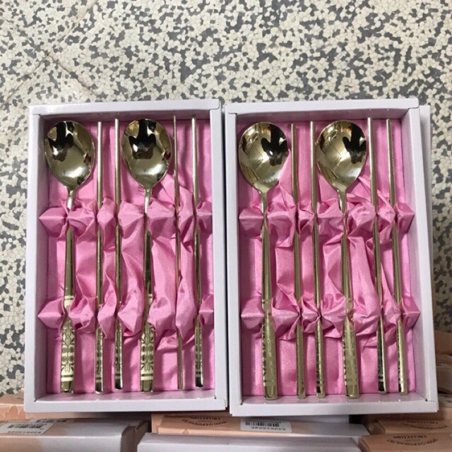 Bộ thìa đũa inox Hàn Quốc