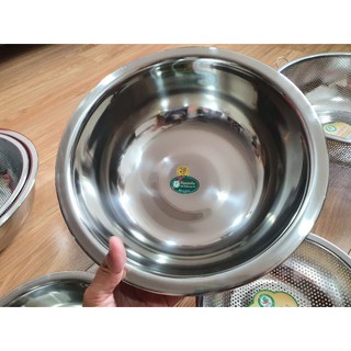 Thau inox cao cấp inox 304 size 20, 22, 24, 26, 28, 30cm