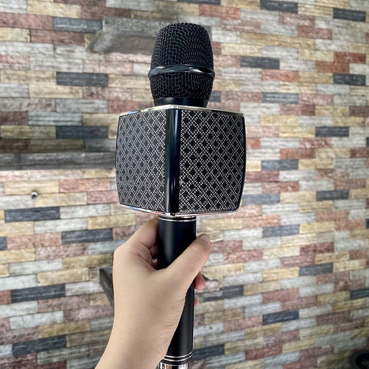 Micro Karaoke bluetooth YS 95 kết bluetooth Không Dây, Tích Hợp Loa Bass Dùng Hát Tại Nhà Hoặc Livetream